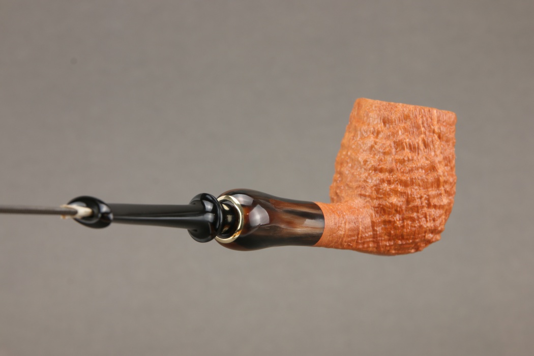 Natural sandblasted billiard with horn exstension 